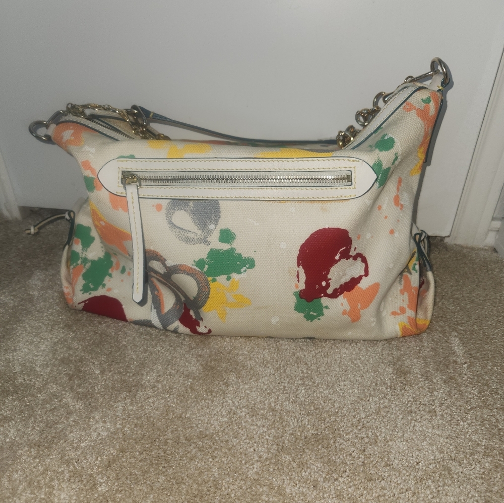 Dooney & Bourke Canvas Graffiti Purse Bag